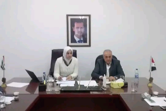 اجتماع عمل بمقر الشركة العامة للبناء والتعمير في اللاذقية